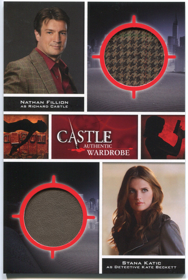 Castle Seasons 3 & 4 Oversized Dual Wardrobe OM25 Costume Card Cryptozoic - TvMovieCards.com