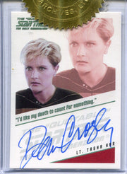 Star Trek TNG Heroes & Villains Denise Crosby Autograph Card - TvMovieCards.com