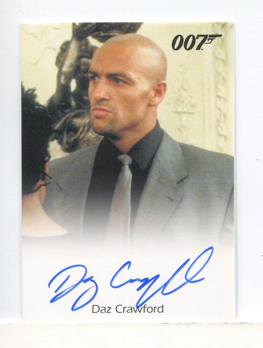 James Bond Archives Final Edition 2017 Daz Crawford Autograph Card - TvMovieCards.com