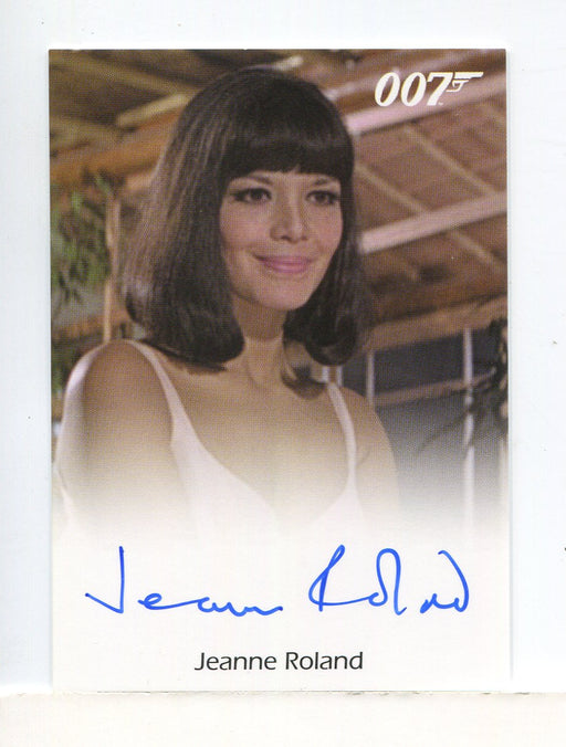 James Bond Archives Final Edition 2017 Jeanne Roland Autograph Card - TvMovieCards.com