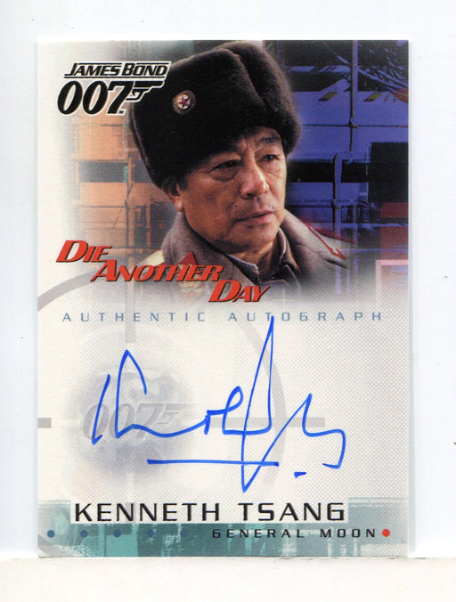 James Bond Die Another Day Kenneth Tsang Autograph Card A8 - TvMovieCards.com