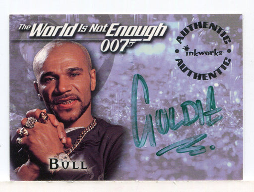 James Bond 1999 The World Is Not Enough Goldie Autograph Card A6 - TvMovieCards.com