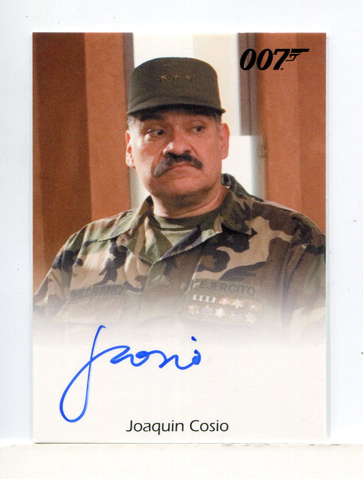 James Bond Heroes & Villains Joaquin Cosio General Medrano Autograph Card - TvMovieCards.com