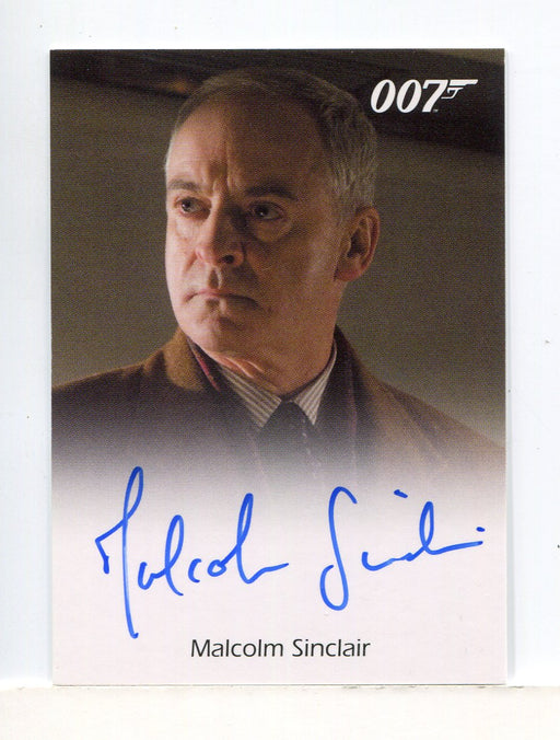 James Bond in Motion 2008 Malcolm Sinclair as Dryden Autograph Card - TvMovieCards.com