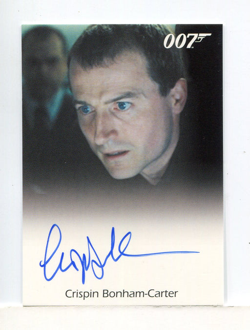 James Bond 2009 Archives Crispin Bonham-Carter Autograph Card - TvMovieCards.com