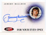 James Bond Complete Binder Exclusive Jeremy Bulloch Autograph Card A90 - TvMovieCards.com