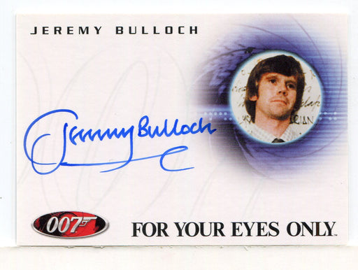 James Bond Complete Binder Exclusive Jeremy Bulloch Autograph Card A90 - TvMovieCards.com