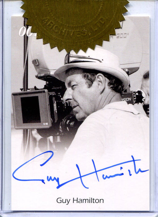 James Bond in Motion 2008 3 Case Dealer Incentive Guy Hamilton Autograph Card - TvMovieCards.com