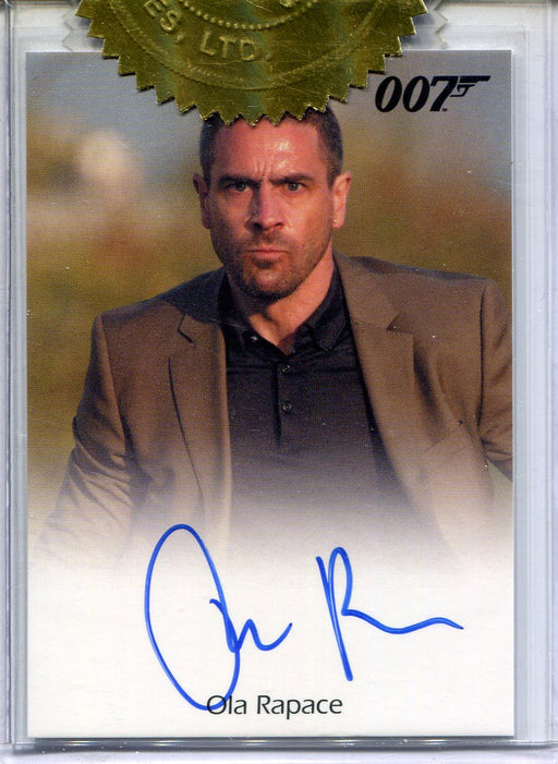 James Bond Autographs & Relics Ola Rapace Autograph Card - TvMovieCards.com