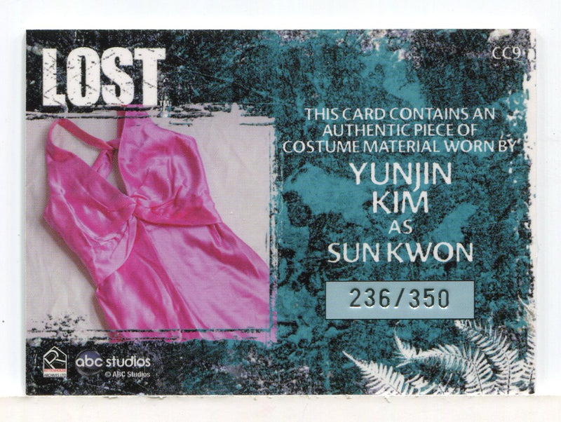 Lost Relics Yunjin Kim as Sun Kwon Relic Costume Card CC9 #236/350 - TvMovieCards.com