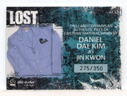 Lost Relics Daniel Dae Kim as Jin Kwon Relic Costume Card CC32 #275/350 - TvMovieCards.com