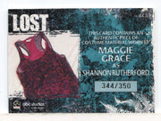 Lost Relics Maggie Grace as Shannon Rutherford Relic Costume Card CC33 #344/350 - TvMovieCards.com