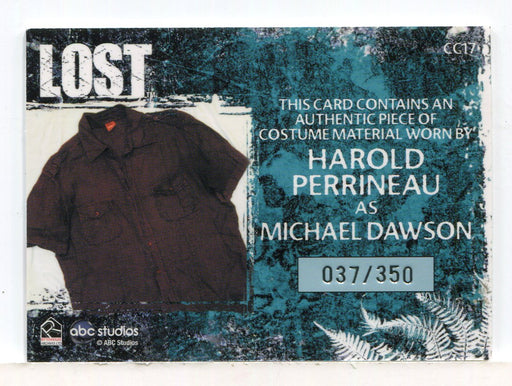 Lost Relics Harold Perrineau as Michael Dawson Relic Costume Card CC17 #037/350 - TvMovieCards.com