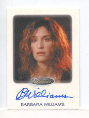 The Women of Star Trek Barbara Williams as Anna Autograph Card 2010 - TvMovieCards.com