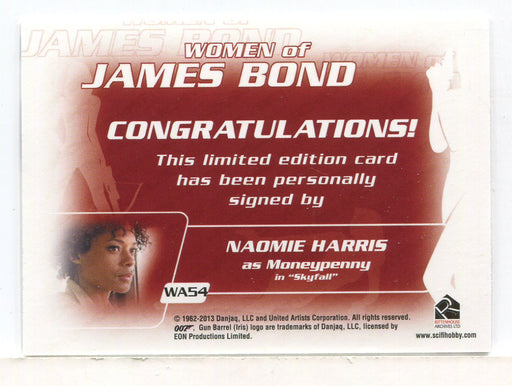 James Bond Archives Final Edition 2017 Naomie Harris Autograph Card WA54 - TvMovieCards.com