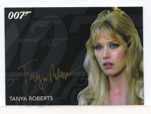 James Bond Archives Final Edition 2017 Tanya Roberts Gold Autograph Card - TvMovieCards.com