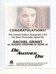 James Bond Archives Final Edition 2017 Rachel Grant Autograph Card - TvMovieCards.com