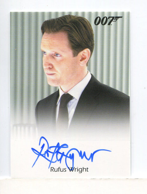 James Bond Archives Final Edition 2017 Rufus Wright Autograph Card - TvMovieCards.com