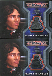 Battlestar Galactica Colonial Warriors Captain Apollo Costume Card Variants CC6 - TvMovieCards.com