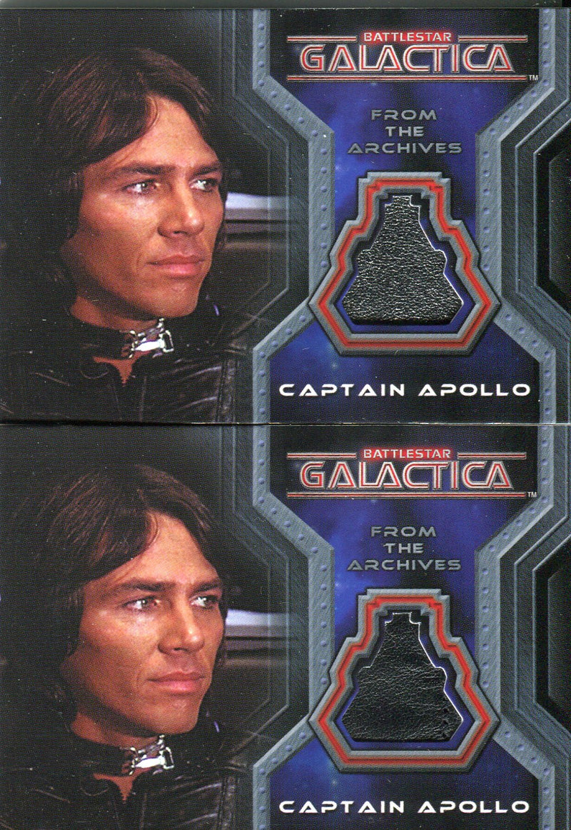 Battlestar Galactica Colonial Warriors Captain Apollo Costume Card Variants CC6 - TvMovieCards.com