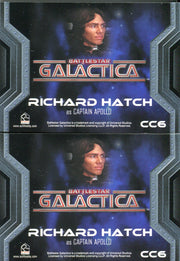 Battlestar Galactica Colonial Warriors Captain Apollo Costume Card Variants CC6 - TvMovieCards.com