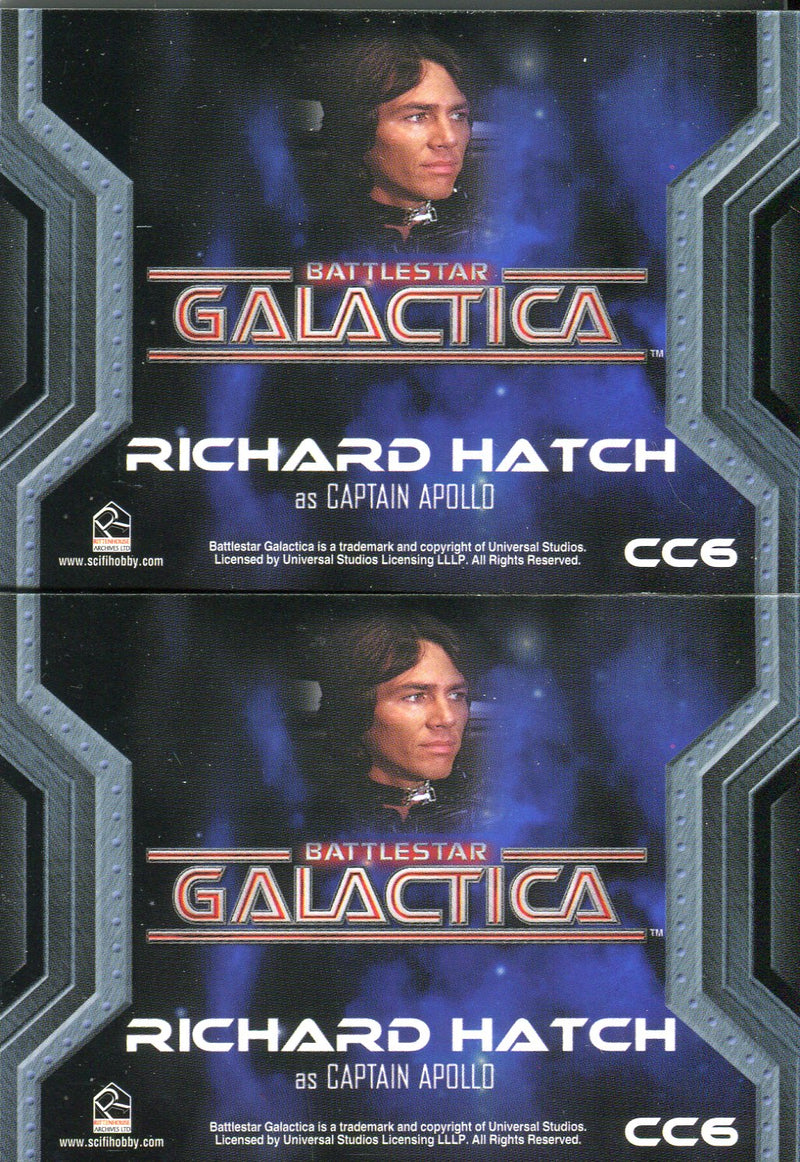 Battlestar Galactica Colonial Warriors Captain Apollo Costume Card Variants CC6 - TvMovieCards.com