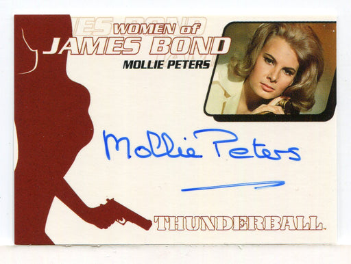 James Bond The Quotable James Bond Mollie Peters Autograph Card WA20 - TvMovieCards.com