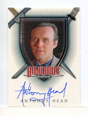 Highlander Complete Anthony Head as Allan Rothwood Autograph Card A15 - TvMovieCards.com