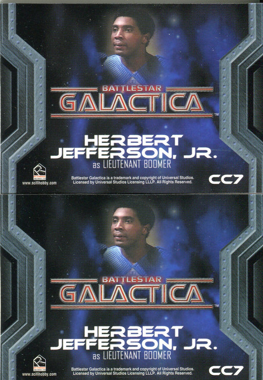 Battlestar Galactica Colonial Warriors Lt. Boomer Costume Card Variants CC7 - TvMovieCards.com