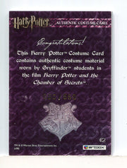 The World of Harry Potter 3D 2 Gryffindor Students' Costume Card HP C2 #050/560 - TvMovieCards.com