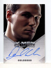 X-Men The Last Stand Autograph Card Daniel Cudmore as Colossus - TvMovieCards.com