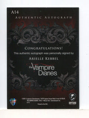 Vampire Diaries Season One Arielle Kebbel as Lexi Branson Autograph Card A14 - TvMovieCards.com