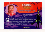 Charlie & Chocolate Factory Philip Wiegratz as Augustus Gloop Autograph Card - TvMovieCards.com