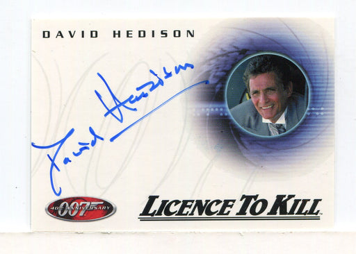 James Bond 40th Anniversary David Hedison Autograph Card A16 - TvMovieCards.com