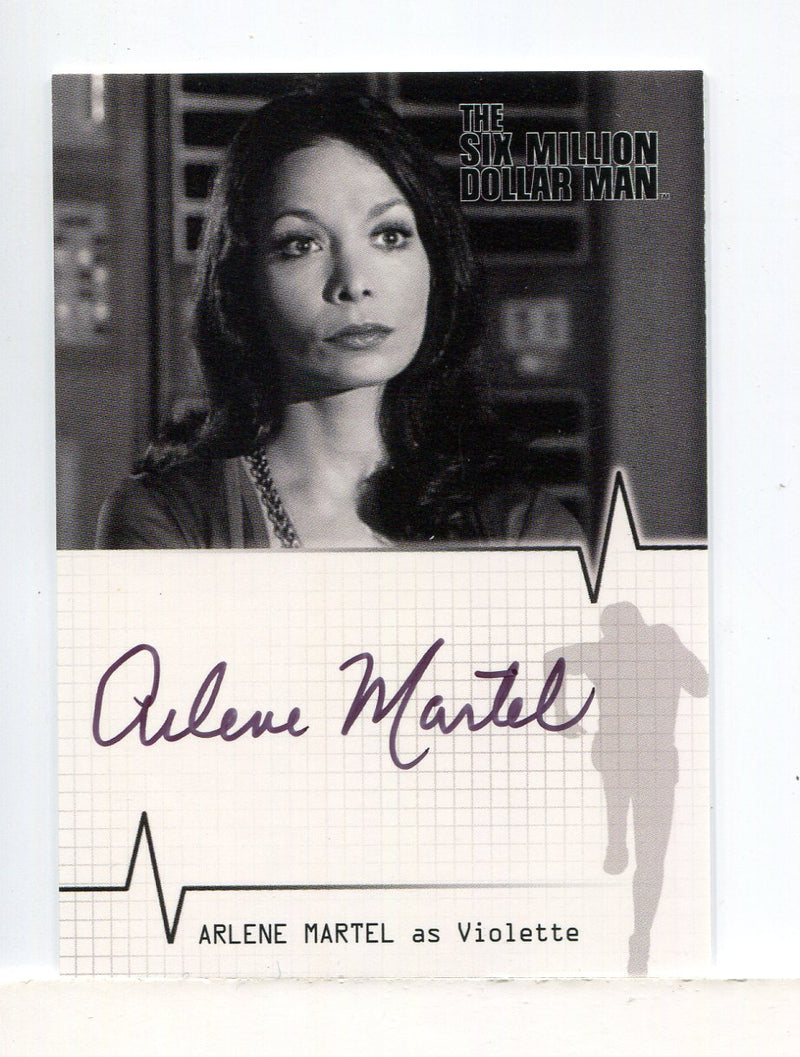 Six Million Dollar Man 1 & 2 Arlene Martel Violette Autograph Card A7 - TvMovieCards.com