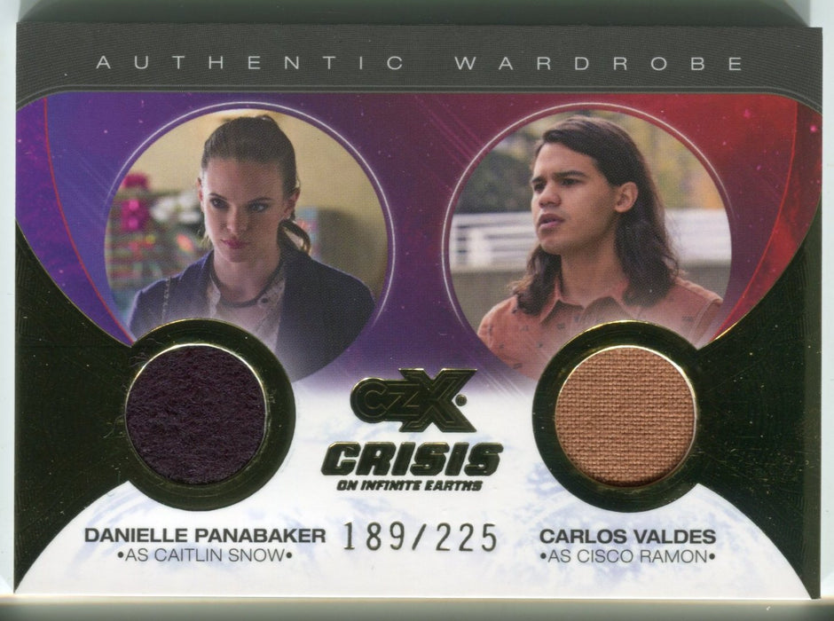 CZX Crisis on Infinite Earths DM16 Danielle Panabaker Carlos Valdes Dual Wardrob - TvMovieCards.com
