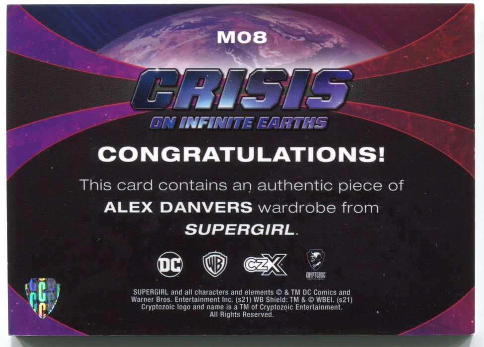CZX Crisis on Infinite Earths M08 Chyler Leigh as Alex Danvers Wardrobe Card - TvMovieCards.com