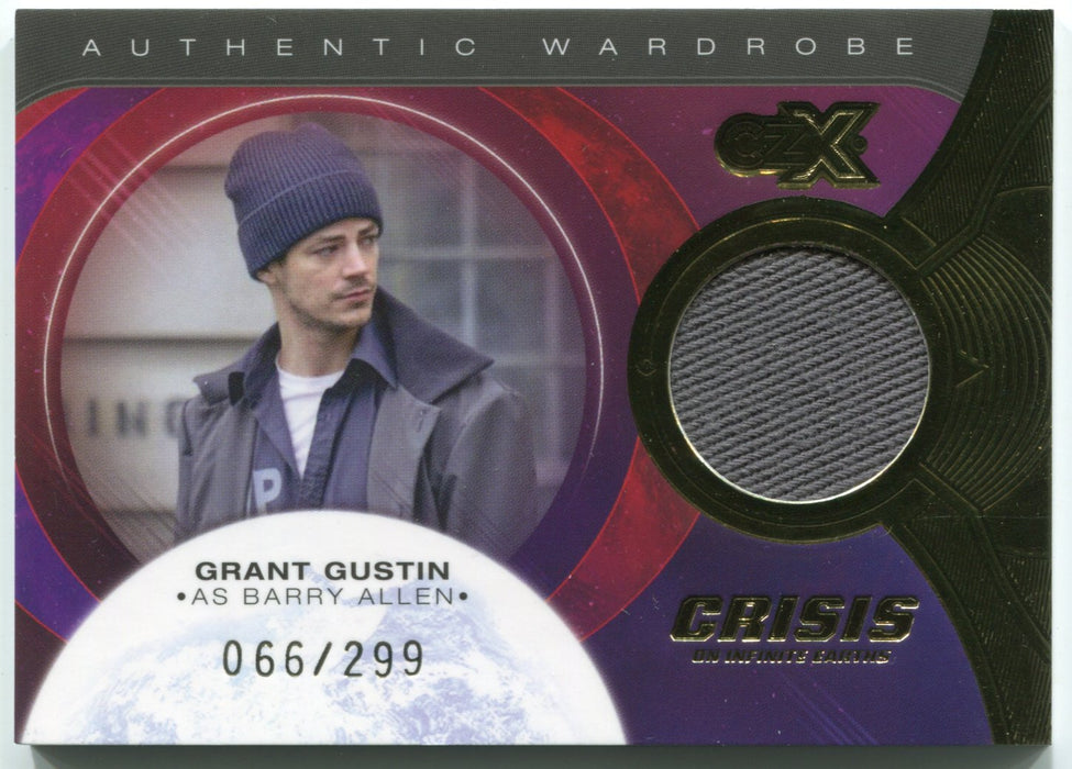 CZX Crisis on Infinite Earths M12 Grant Gustin as Barry Allen Wardrobe Card - TvMovieCards.com