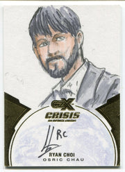 CZX Crisis on Infinite Earths Osric Chau Autograph Sketch Card 1314 Ben Hansen - TvMovieCards.com