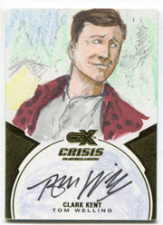 CZX Crisis on Infinite Earths Tom Welling Autograph Sketch Card 1314 Ben Hansen - TvMovieCards.com