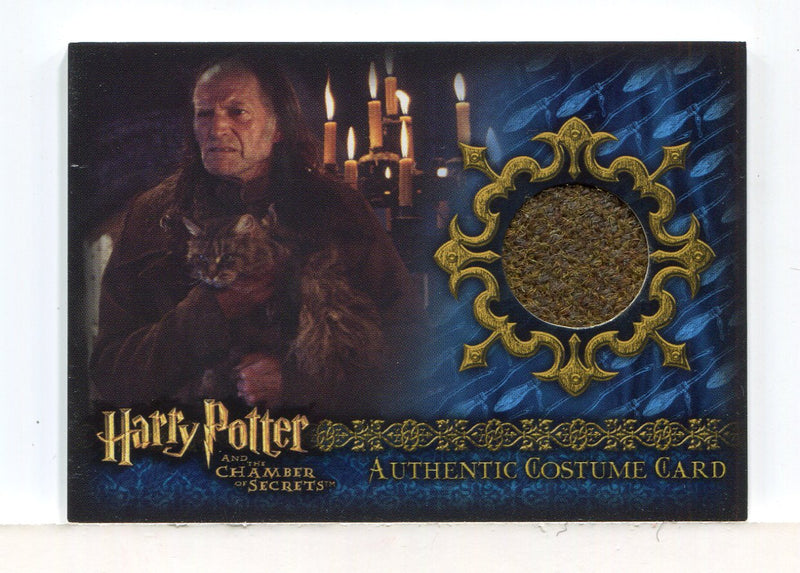 Harry Potter Chamber Secrets Argus Filch's Overcoat Costume Card HP C7 #086/665 - TvMovieCards.com