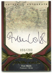 CZX Middle Earth Writer Producer Fran Walsh Autograph Card FW #090/200 - TvMovieCards.com
