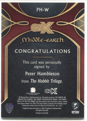 CZX Middle Earth PH-W Peter Hambleton as William Troll #157/200 Autograph Card - TvMovieCards.com