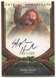 CZX Middle Earth SH-B Stephen Hunter as Bombur 067/200 Autograph Card - TvMovieCards.com