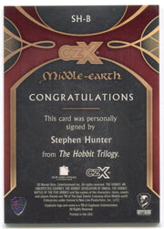 CZX Middle Earth SH-B Stephen Hunter as Bombur 067/200 Autograph Card - TvMovieCards.com