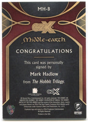 CZX Middle Earth MH-B Mark Hadlow as Bert Troll 026/200 Autograph Card - TvMovieCards.com