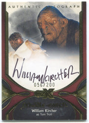CZX Middle Earth WK-T William Kircher as Tom Troll 056/200 Autograph Card - TvMovieCards.com