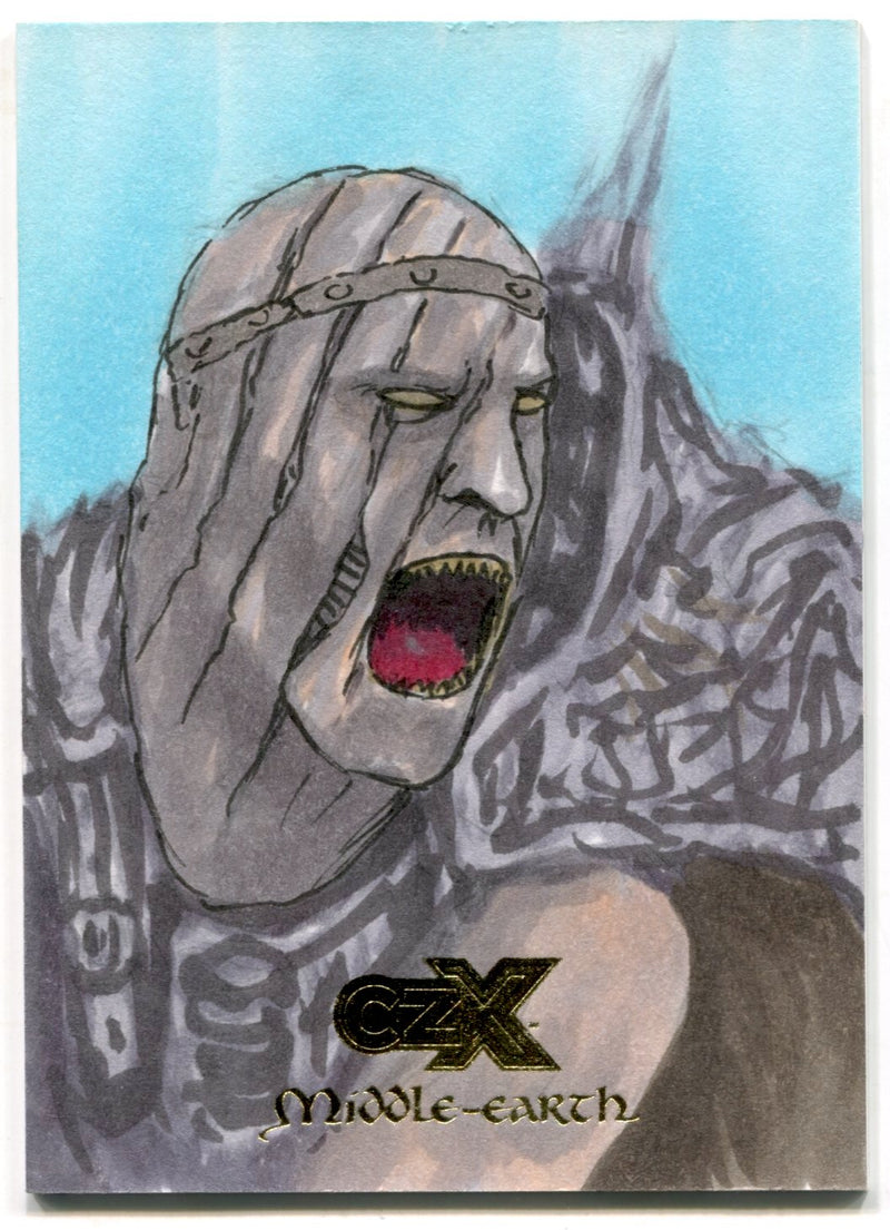 2022 Cryptozoic CZX Middle Earth Sketch Card 1/1 by Emre Varlibas - TvMovieCards.com