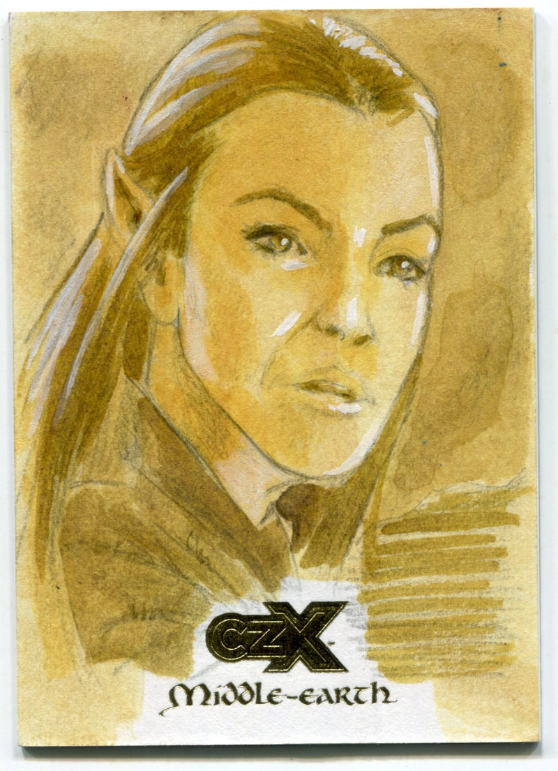 2022 Cryptozoic CZX Middle Earth Sketch Card 1/1 by Miguel Galindo - TvMovieCards.com