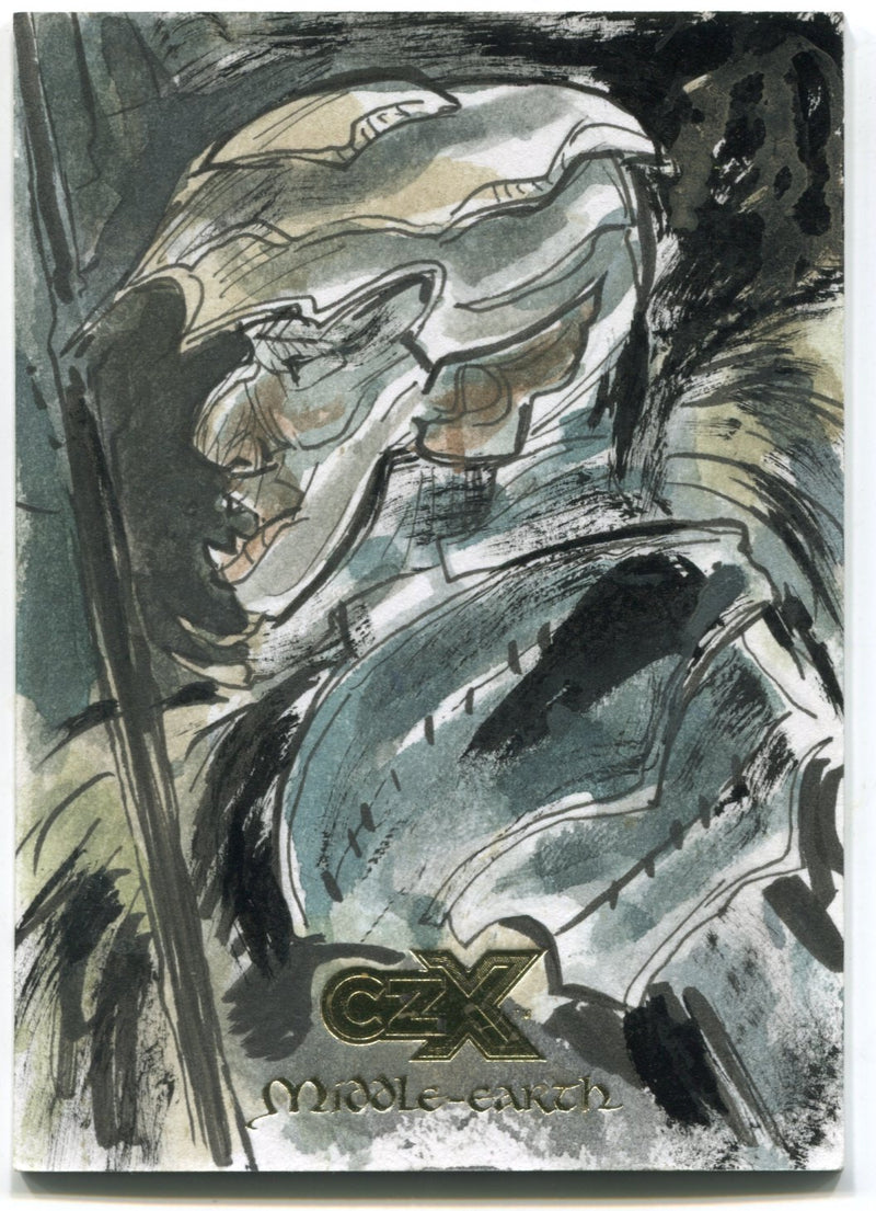 2022 Cryptozoic CZX Middle Earth Sketch Card 1/1 by Igum Djorge - TvMovieCards.com